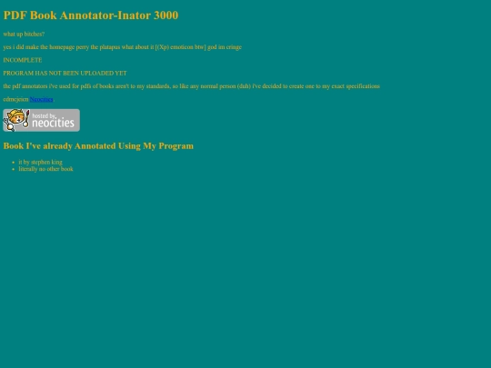 index screenshot