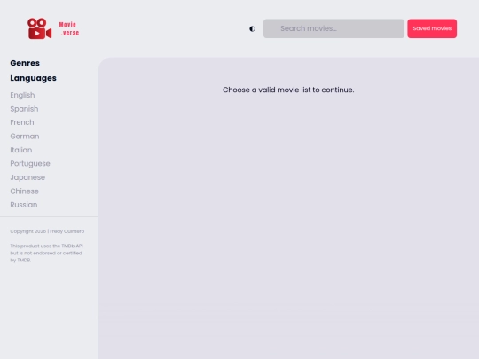 MovieVerse/movie-list screenshot