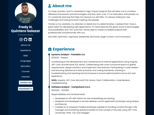 curriculum screenshot