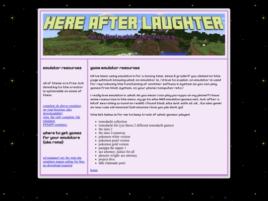 emulator screenshot