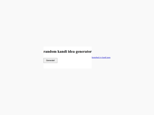 kandigenerator screenshot