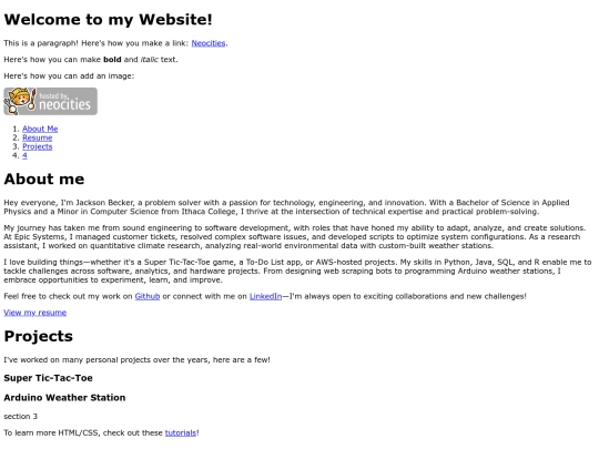 index screenshot