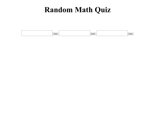 MathTestForm screenshot