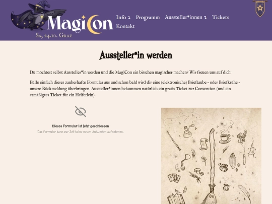 aussteller-werden screenshot