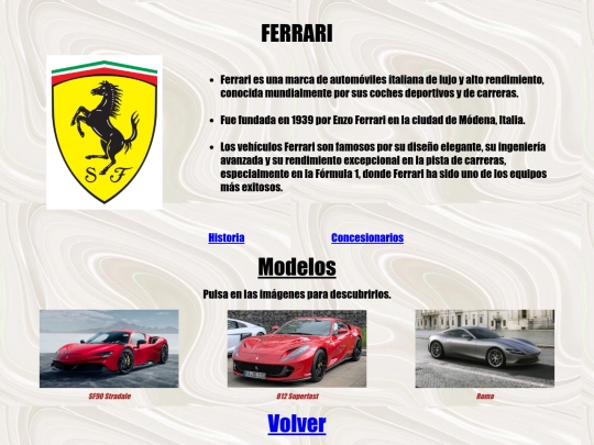 proyecto/ferrari screenshot