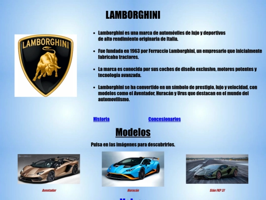 proyecto/lamborghini screenshot