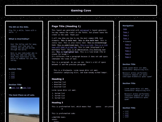 OverValley/VideoGames screenshot
