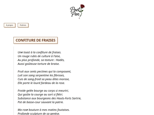 poems/confiture-de-fraises screenshot