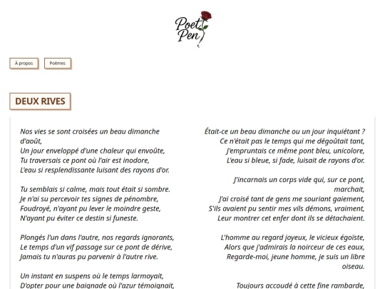 poems/deux-rives screenshot