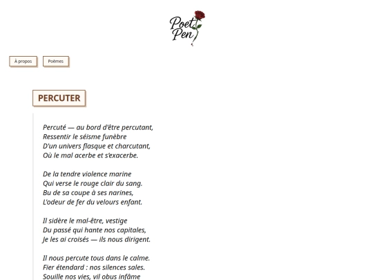 poems/percuter screenshot