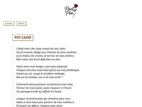 poems/pot-casse screenshot