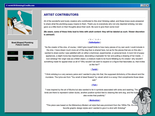 artists screenshot