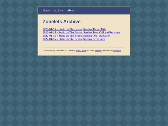 archive screenshot