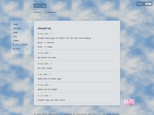 changelog screenshot