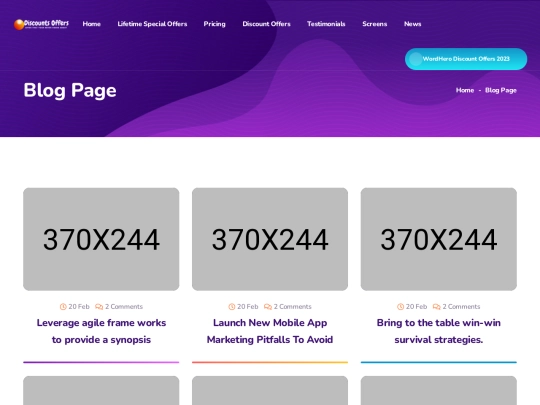 blog screenshot