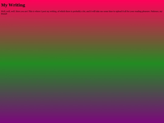 writing screenshot