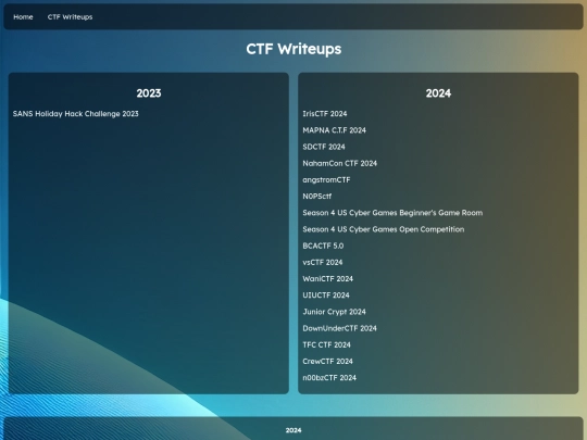 ctfwriteups screenshot