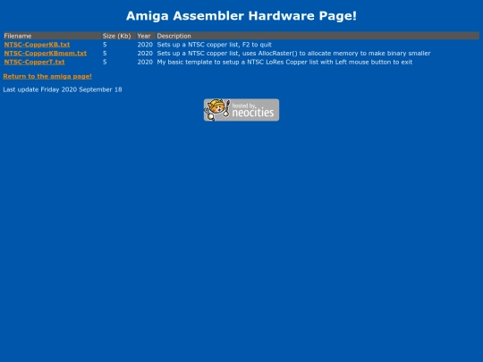 amiga/Assembler/hardware screenshot
