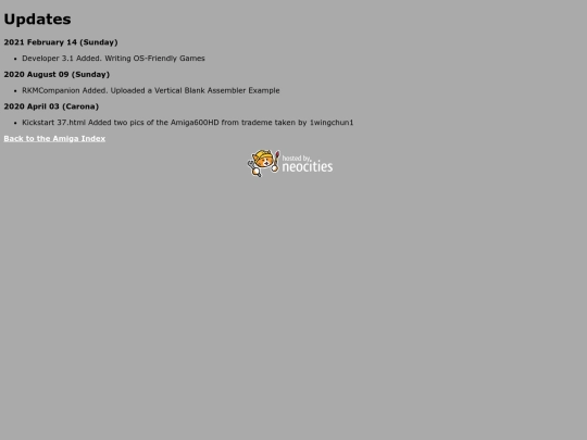amiga/updates screenshot