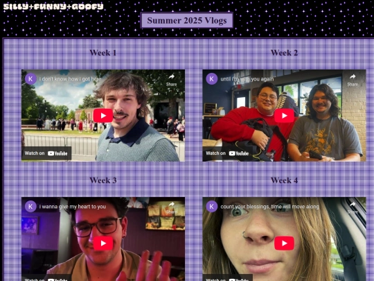 vlogs screenshot