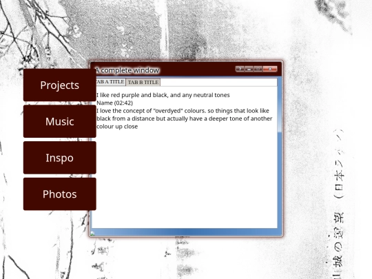 test screenshot