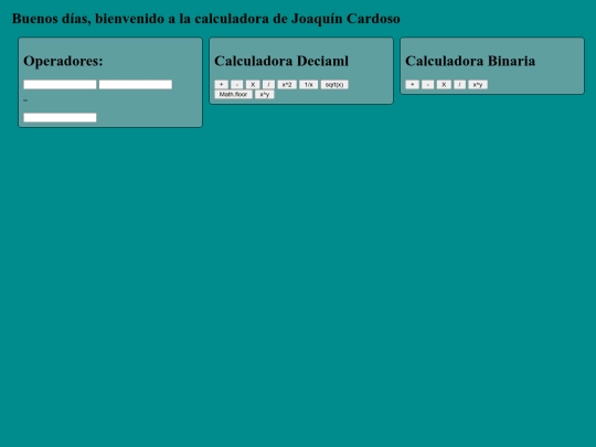 calculadora screenshot