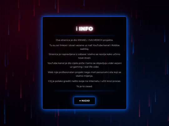 info screenshot