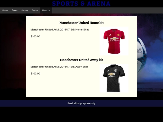 Jersey screenshot