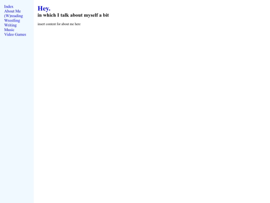 aboutme screenshot