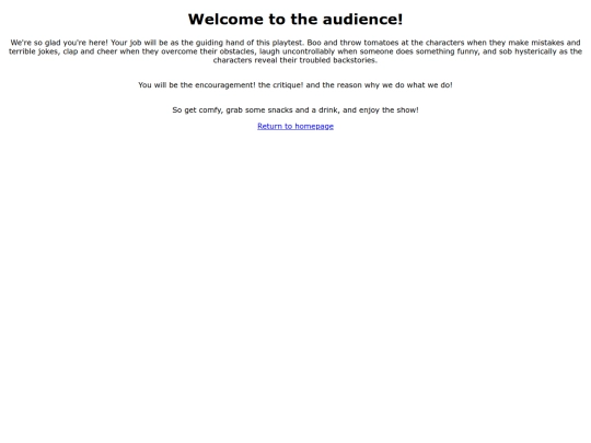 Audience screenshot