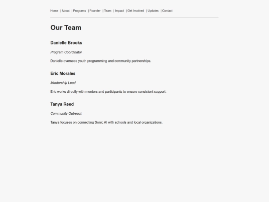 team screenshot