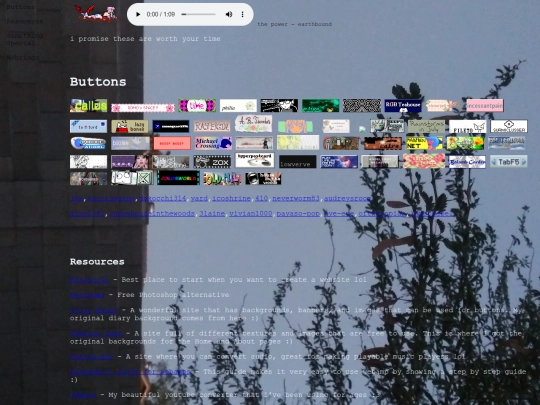 links screenshot
