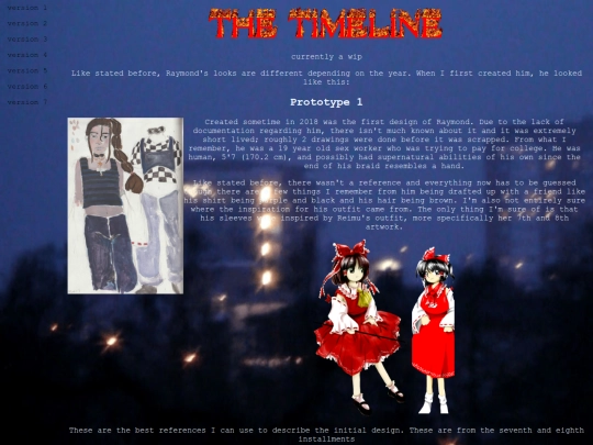 raymondtimeline screenshot
