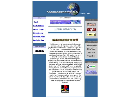 Nintendo64 screenshot
