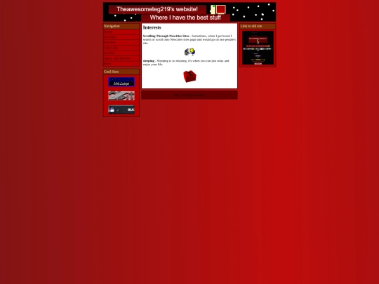 interests screenshot