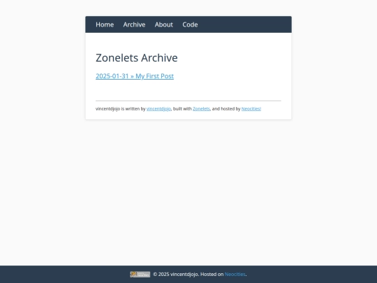 archive screenshot