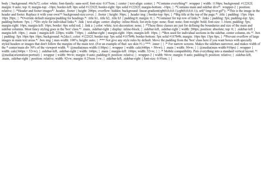 index screenshot