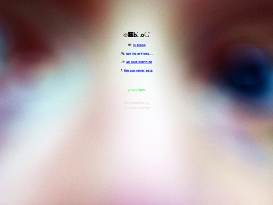 weblog screenshot