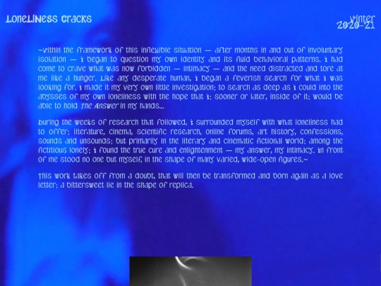 work/loneliness-cracks screenshot