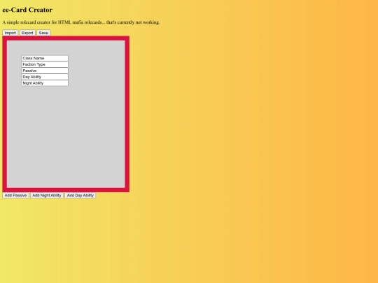 Pages/ee-cardcreator screenshot