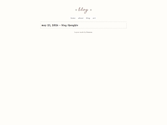 blog screenshot