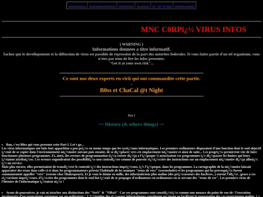 virus screenshot