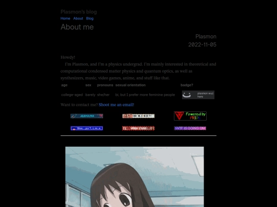 about/aboutme screenshot