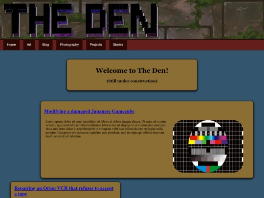 projectpages/projpagetemplate screenshot