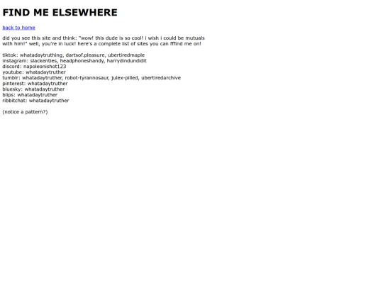 wheretofindme screenshot