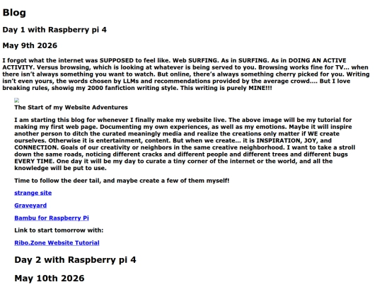 blog screenshot