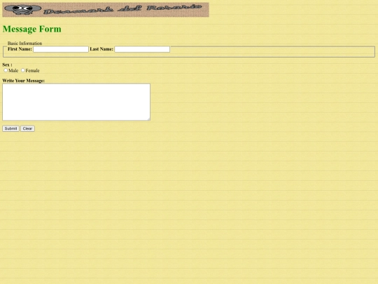 message screenshot