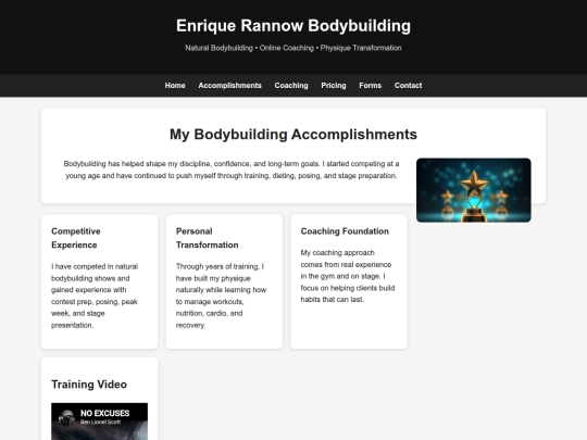 Rannow_CIS FInal Project 2/accomplishments screenshot