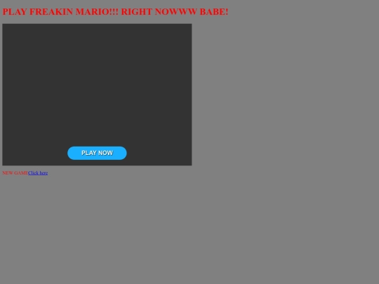 mario screenshot