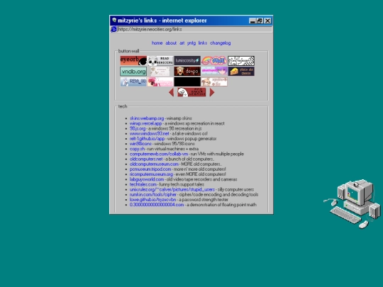links screenshot